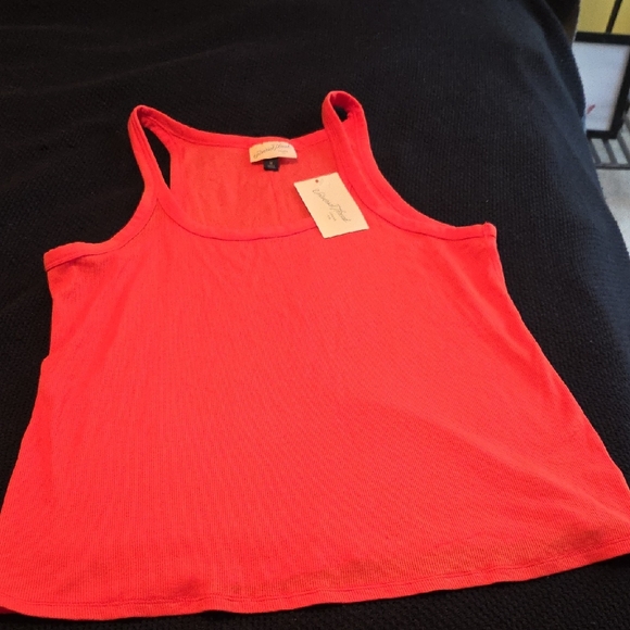 Universal Thread NWT bright Coral Ribbed Tank Top...size Xl - Picture 1 of 4